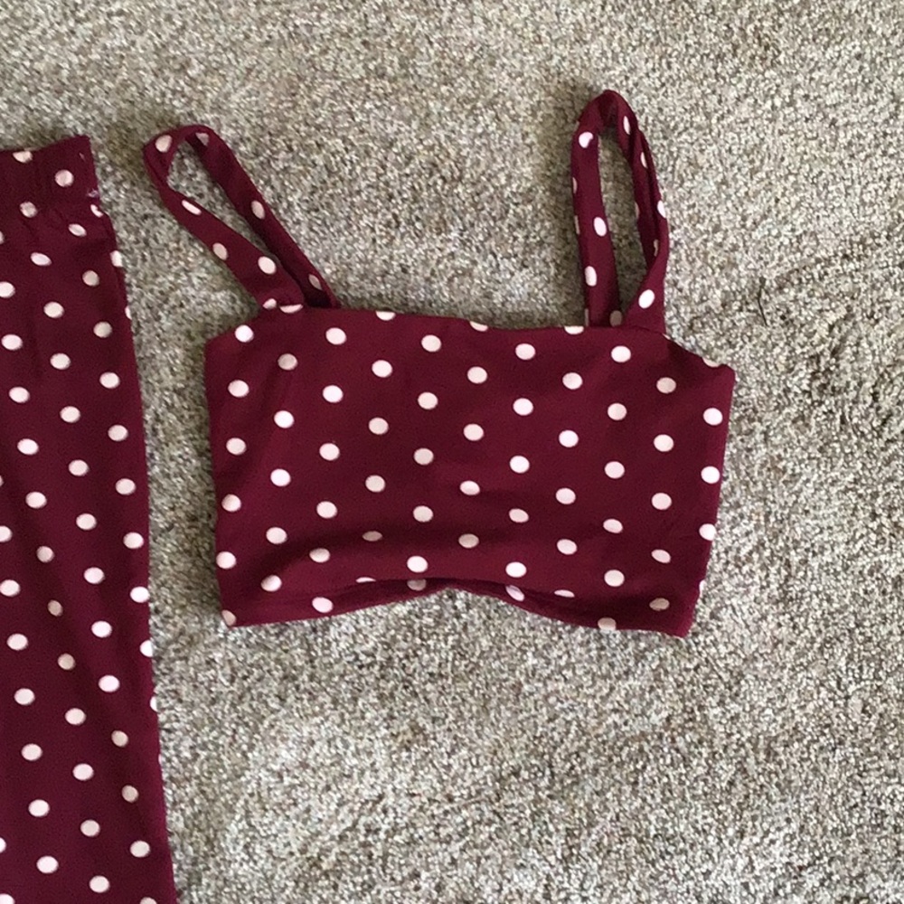 2Pc Crop Top Skirt Set - Picture 2 of 5